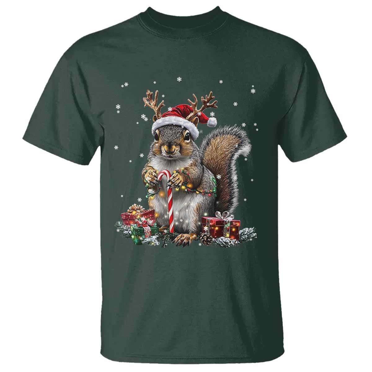 christmas-squirrel-t-shirt-xmas-tree-lights-reindeer-santa-hat-pajamas