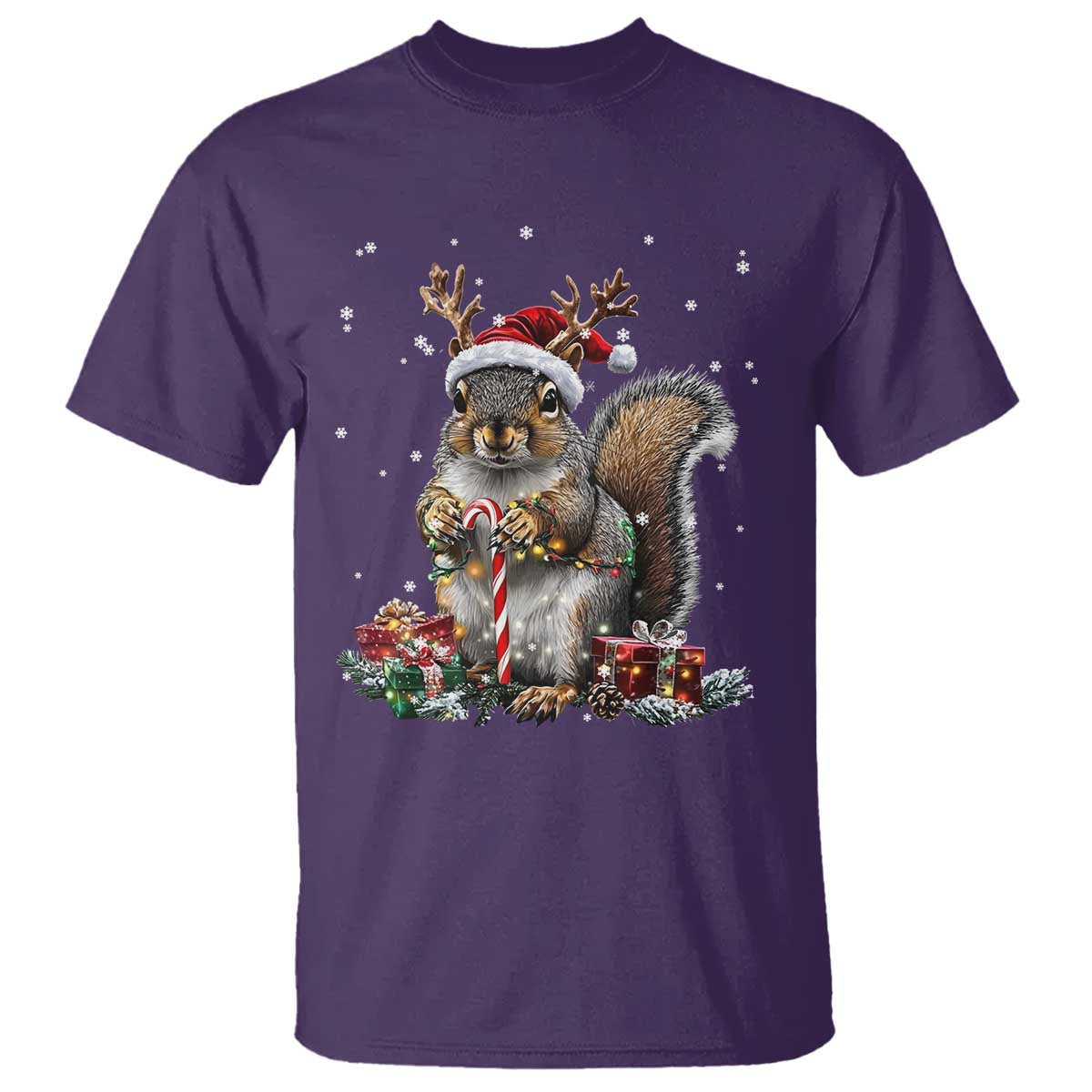 christmas-squirrel-t-shirt-xmas-tree-lights-reindeer-santa-hat-pajamas