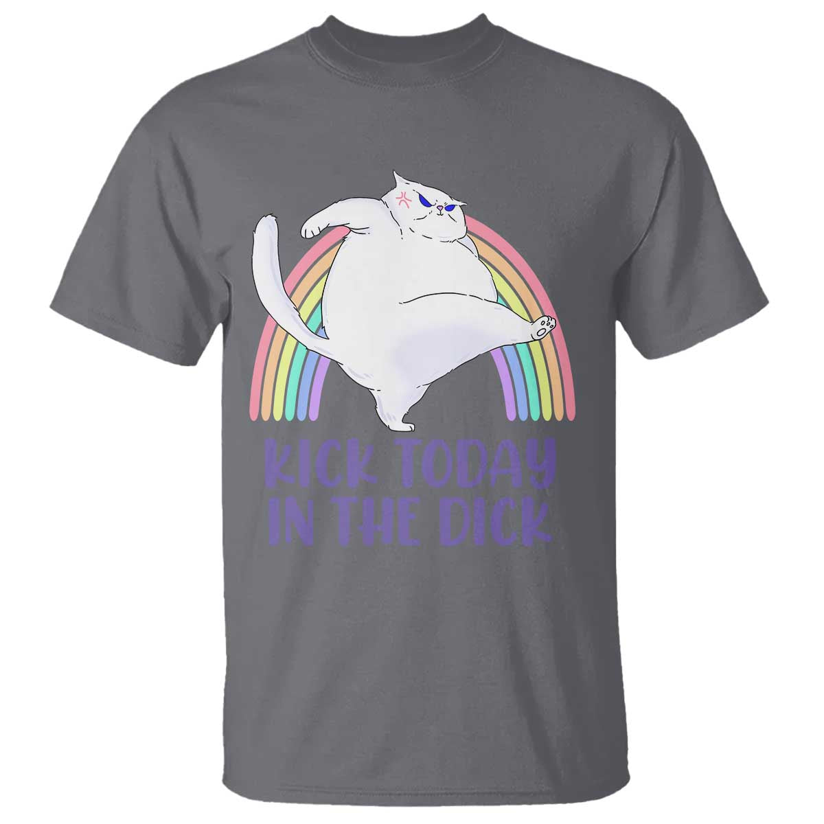 funny-sarcastic-cat-t-shirt-kick-today-in-the-dick-pastel-rainbow