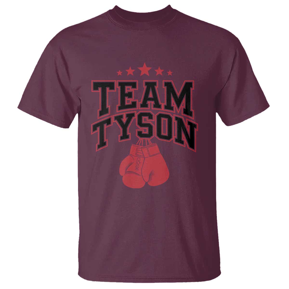 team-tyson-t-shirt-family-personalized-name-retro-red