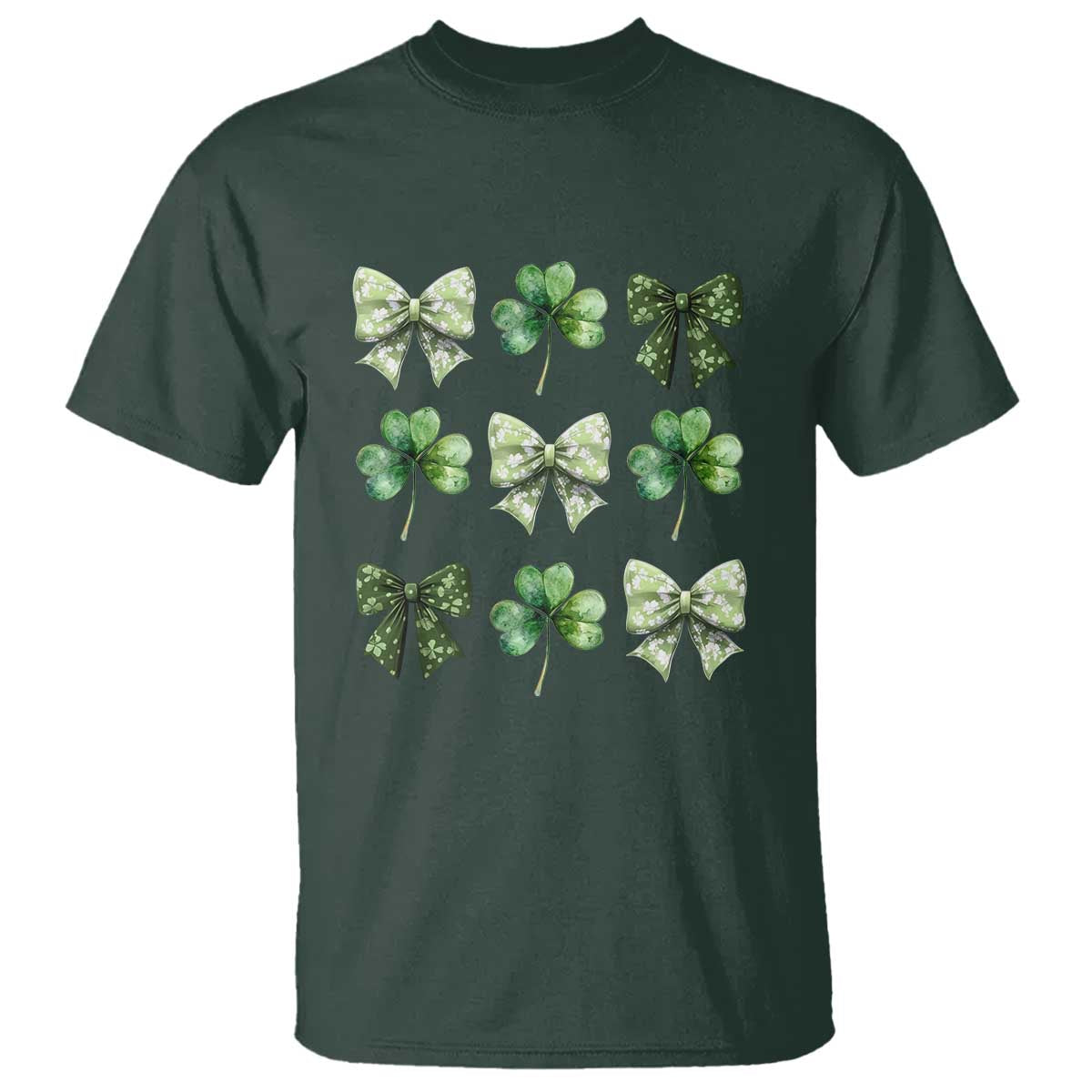 st-patricks-day-coquette-bow-t-shirt-lucky-shamrock-aesthetic