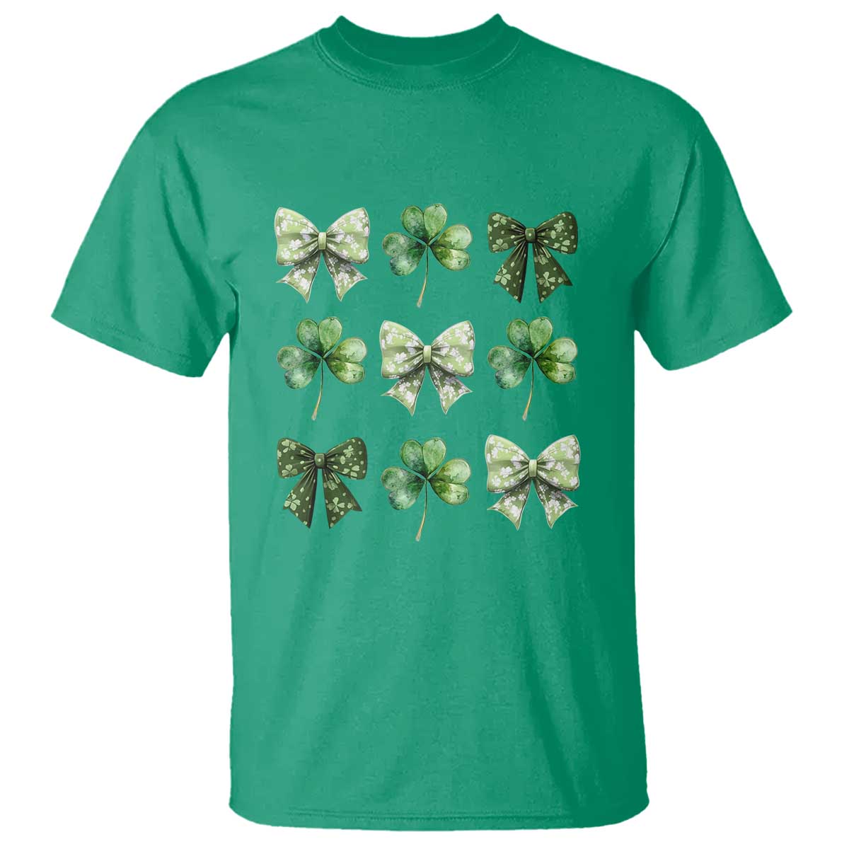 st-patricks-day-coquette-bow-t-shirt-lucky-shamrock-aesthetic