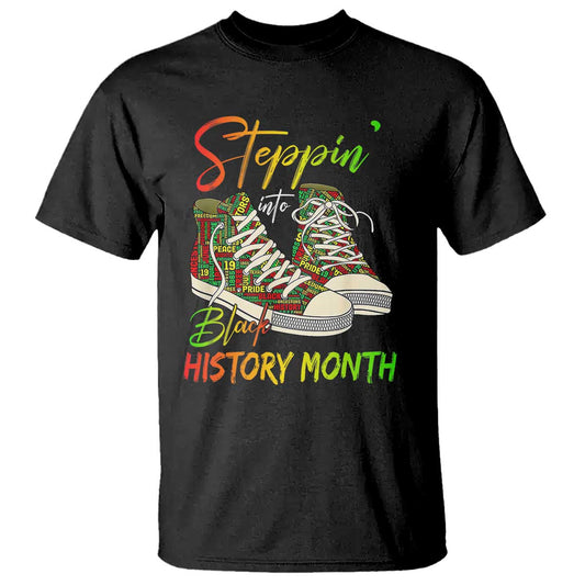 stepping-into-black-history-month-t-shirt-sneakers