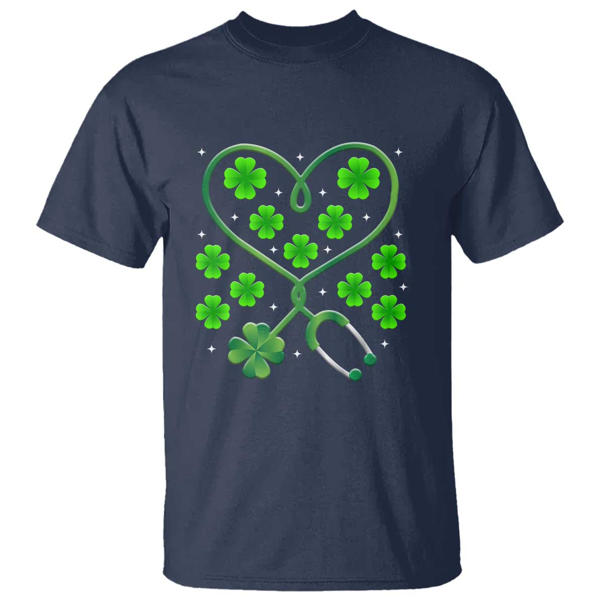funny-nurse-st-patricks-day-t-shirt-nursing-stethoscope-green-clover-shamrock