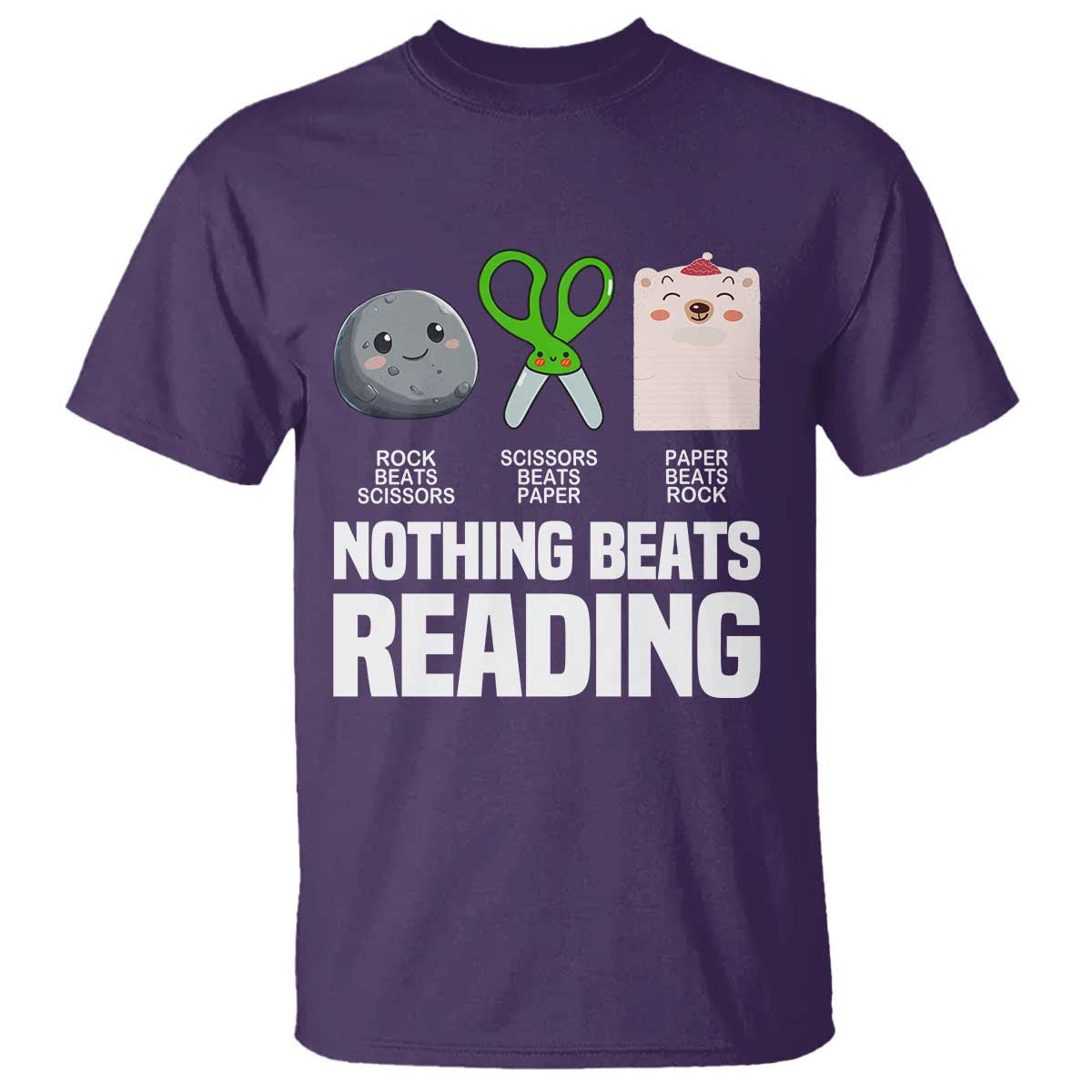 nothing-beats-reading-t-shirt-rock-paper-scissors-read-book-lovers