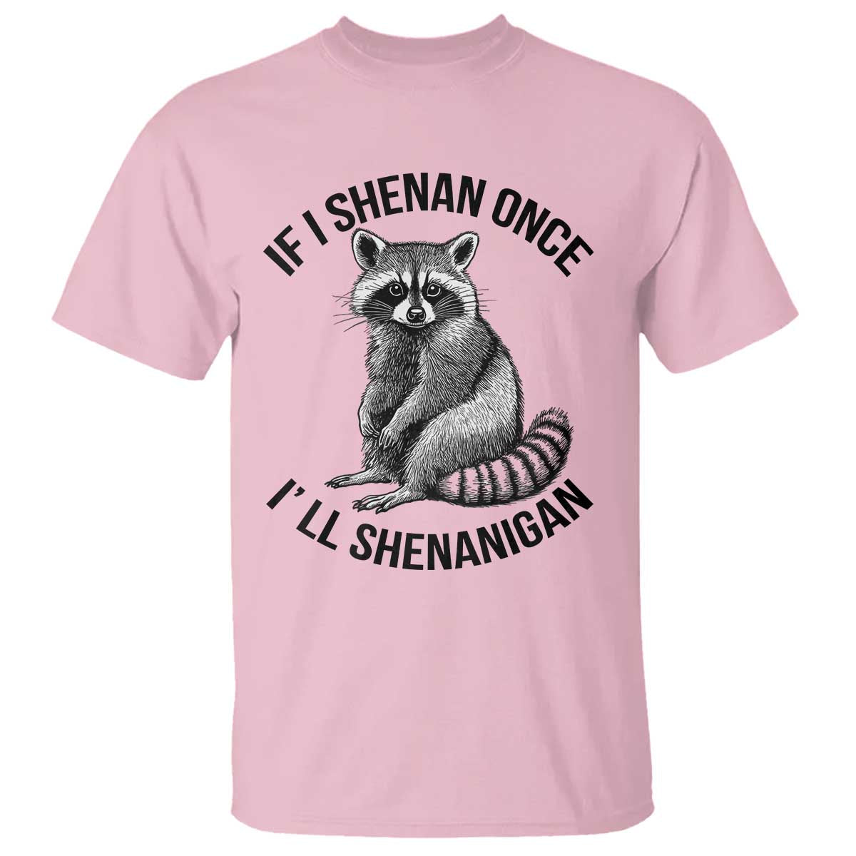 st-patricks-day-raccoon-meme-t-shirt-if-i-shenan-once-ill-shenanigan