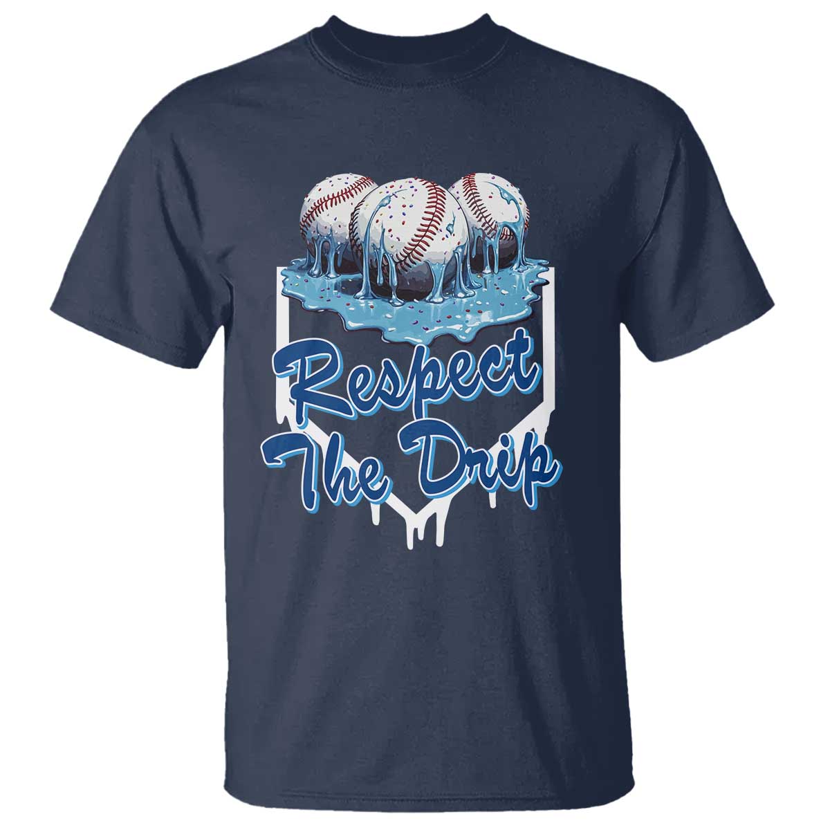 respect-the-drip-baseball-t-shirt-driping-ice-cream-sport-lover