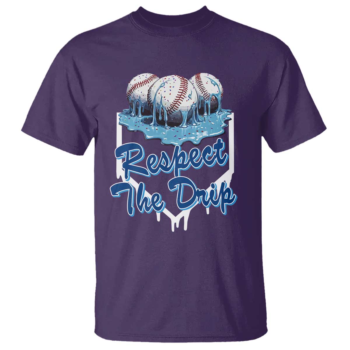 respect-the-drip-baseball-t-shirt-driping-ice-cream-sport-lover