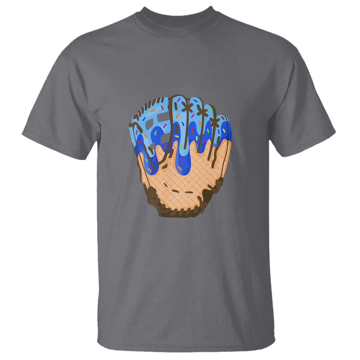 blue-ice-cream-cone-baseball-glove-drip-t-shirt