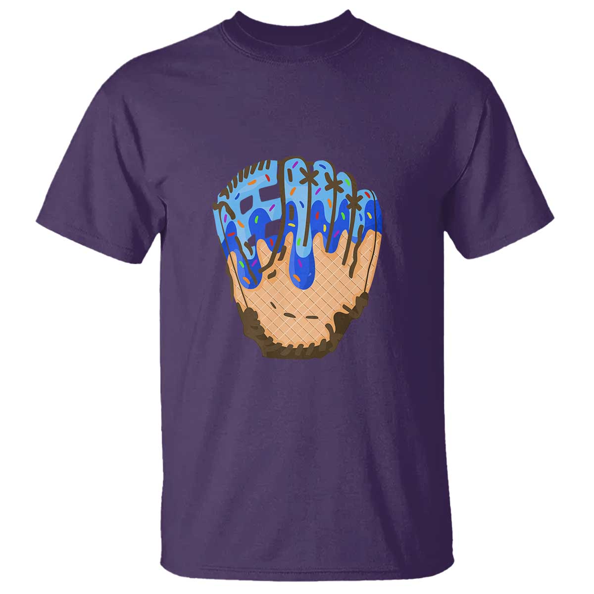 blue-ice-cream-cone-baseball-glove-drip-t-shirt