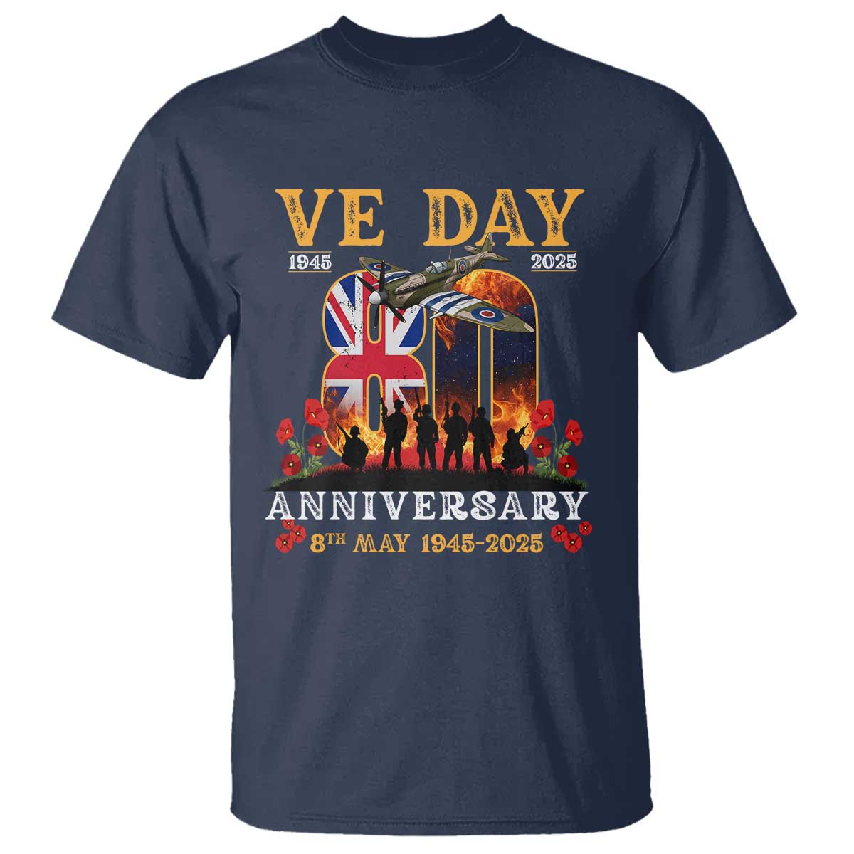 ve-day-80th-anniversary-t-shirt-2025-celebration-union-flag-wwii-remembrance