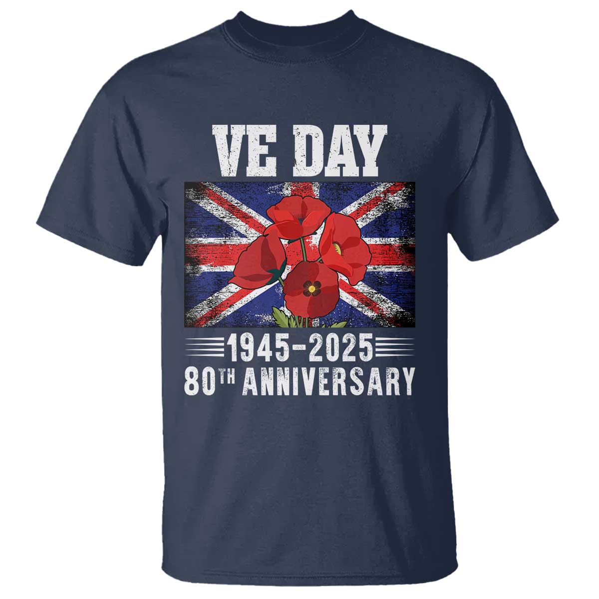 ve-day-80th-anniversary-t-shirt-2025-celebration-union-flag-poppies-wwii-remembrance