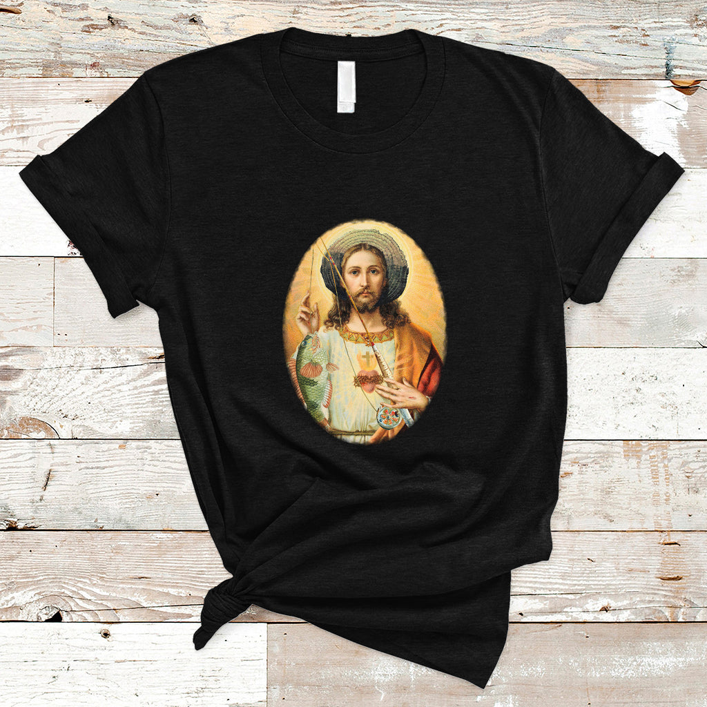 funny-fishing-t-shirt-funny-jesus-gone-fishing-jesus-relaxing-funny-fishing-gifts-for-men-women-fisherman