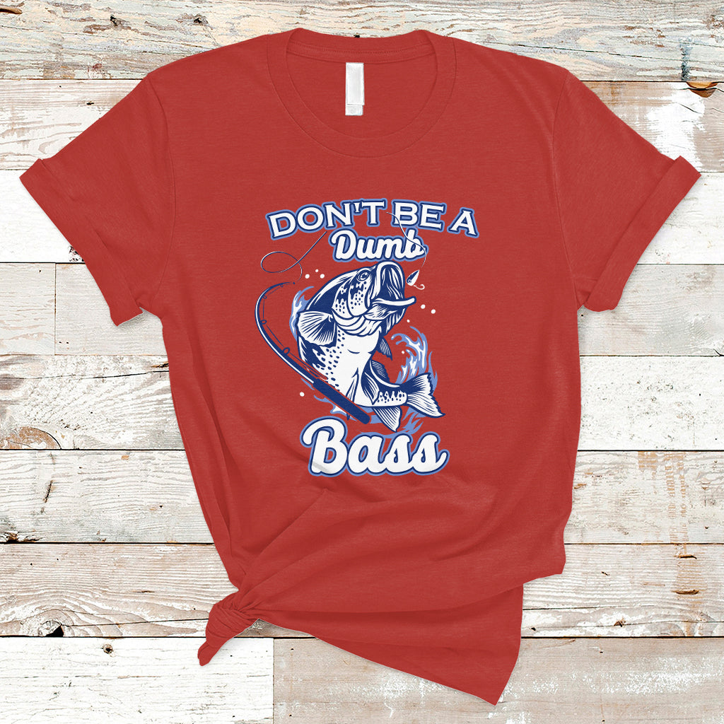 funny-fishing-t-shirt-dont-be-a-dumb-bass-funny-bass-fishing-gifts-for-men-fisherman-dad-papa