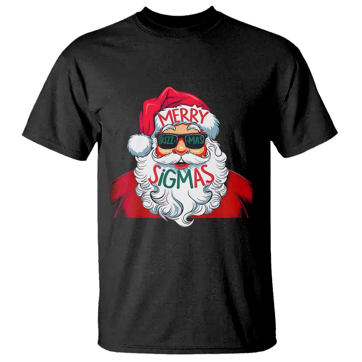 funny-santa-rizz-christmas-t-shirt-merry-rizzmas-sigmas-xmas-gen-alpha-middle-school