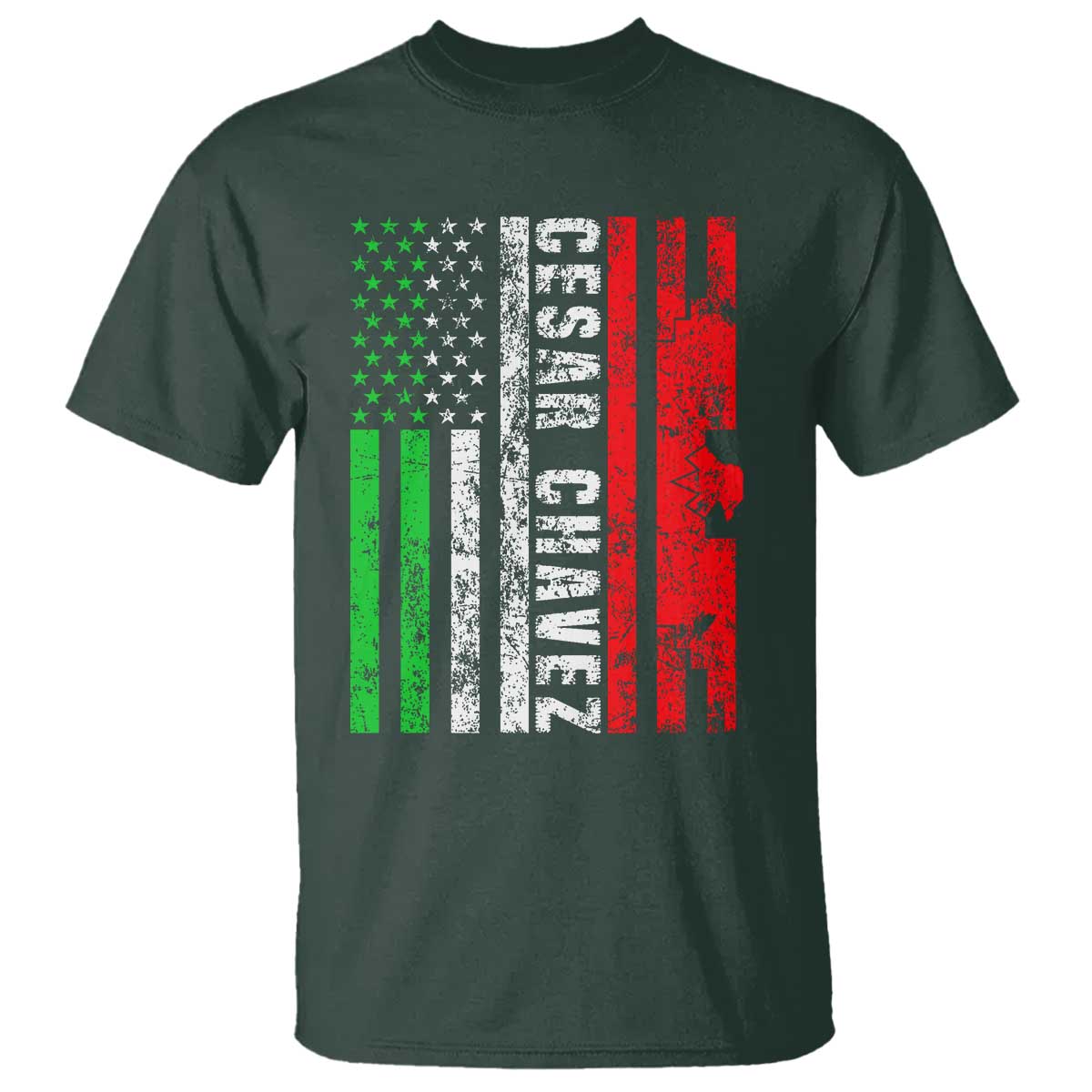 cesar-chavez-t-shirt-american-mexican-flag-patriotic-mexico-distressed