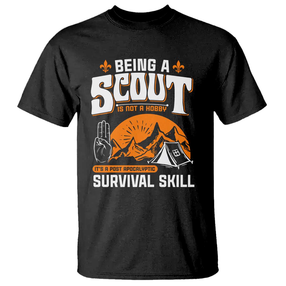 funny-scout-t-shirt-being-a-scout-is-not-a-hobby-survival-skill-adventure
