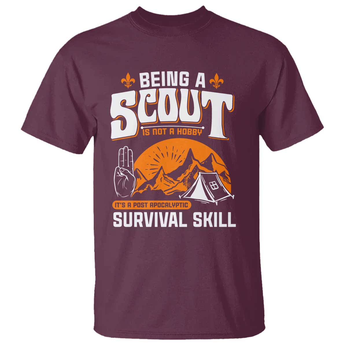 funny-scout-t-shirt-being-a-scout-is-not-a-hobby-survival-skill-adventure