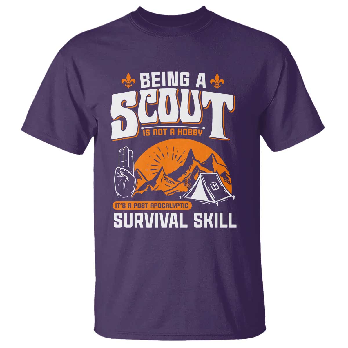 funny-scout-t-shirt-being-a-scout-is-not-a-hobby-survival-skill-adventure