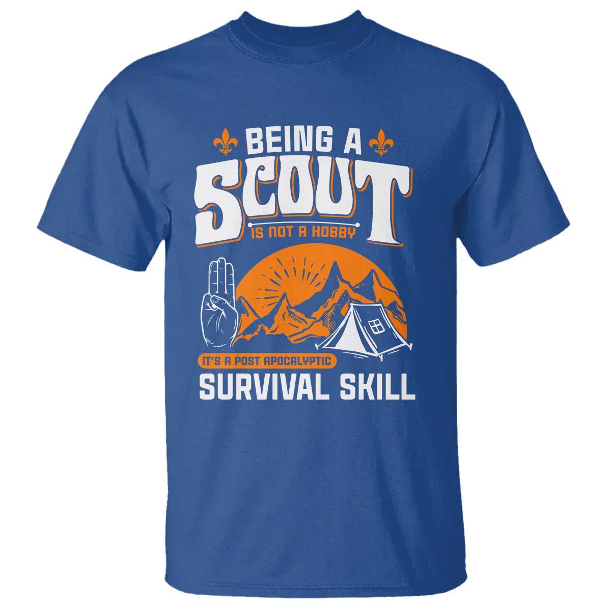funny-scout-t-shirt-being-a-scout-is-not-a-hobby-survival-skill-adventure