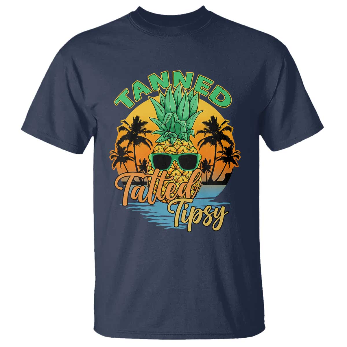 summer-vibe-t-shirt-tanned-tatted-tipsy-funny-pineapple-retro-sunset