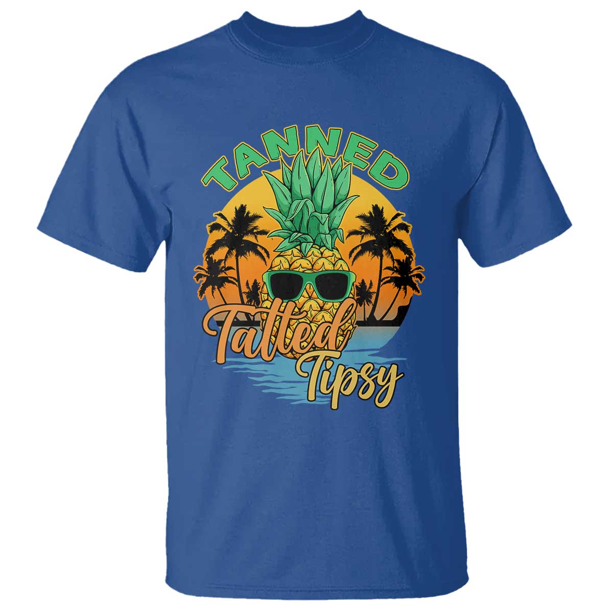 summer-vibe-t-shirt-tanned-tatted-tipsy-funny-pineapple-retro-sunset