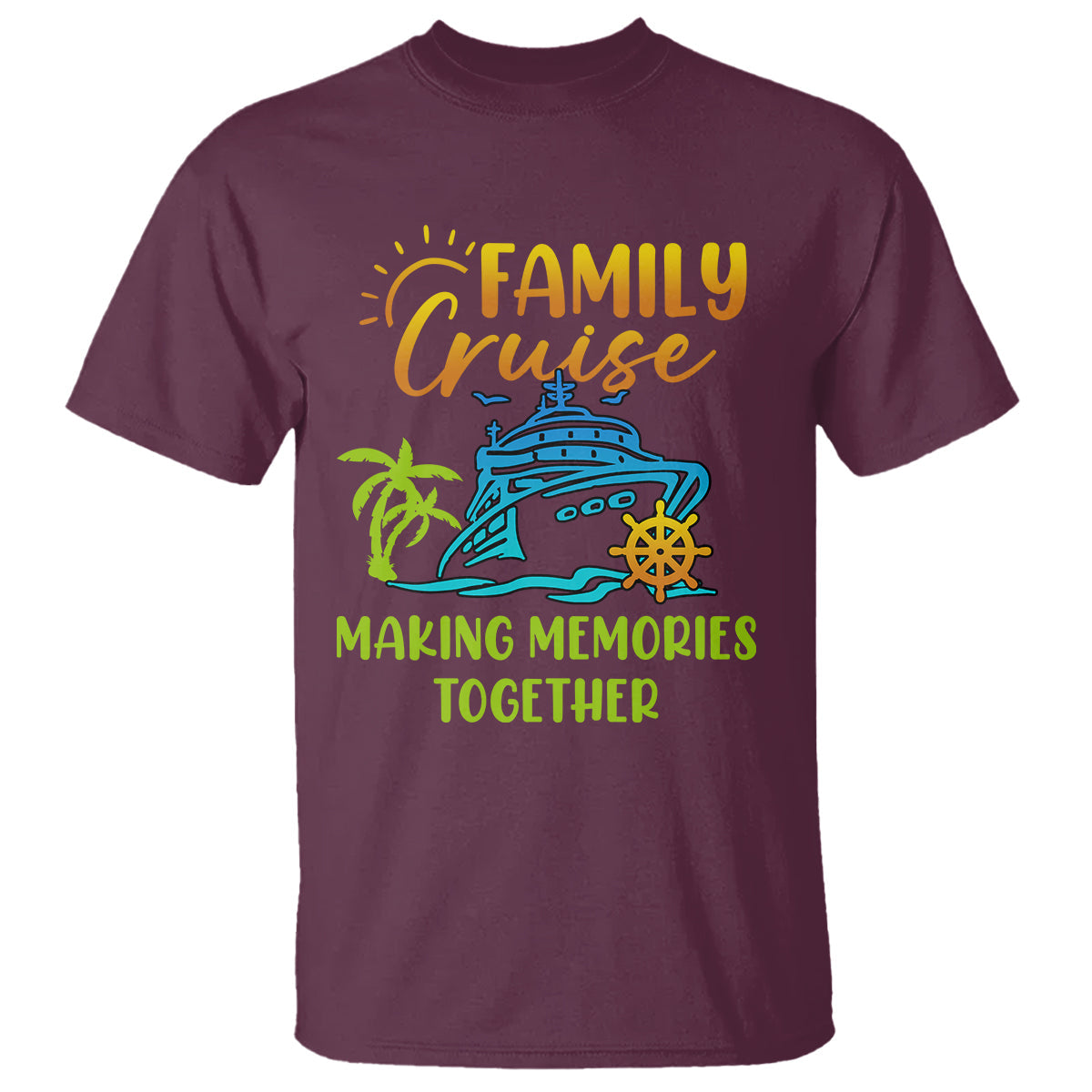 family-cruise-t-shirt-making-memories-together-trip-family-matching