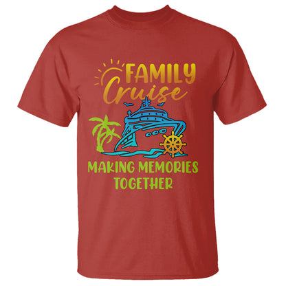 family-cruise-t-shirt-making-memories-together-trip-family-matching