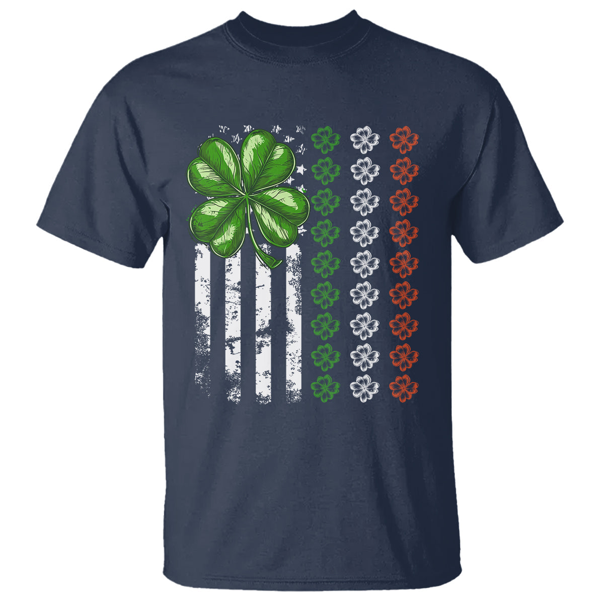 funny-st-patricks-day-t-shirt-shamrock-american-flag-1