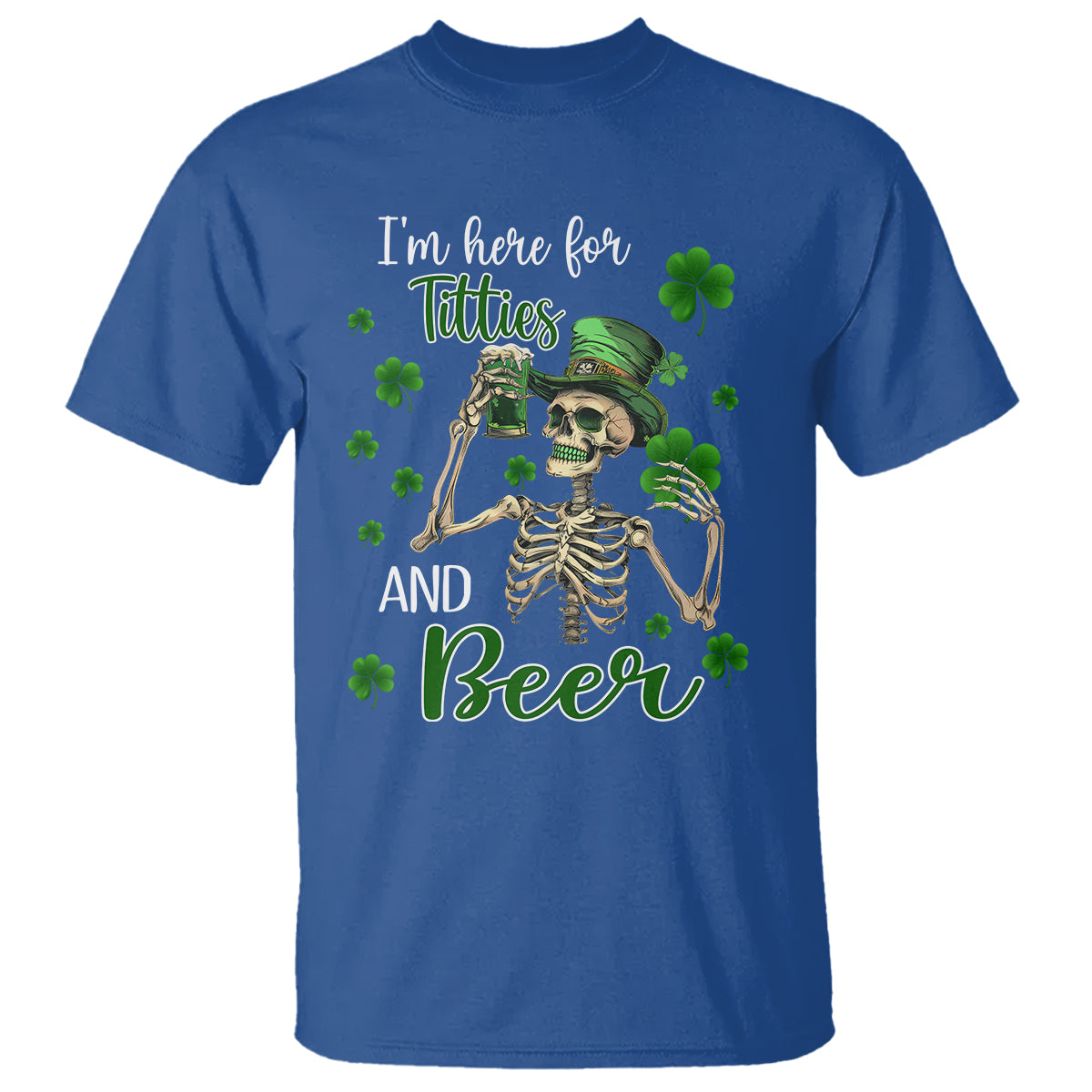 funny-st-patricks-day-drinking-t-shirt-im-here-for-titties-and-beer-1