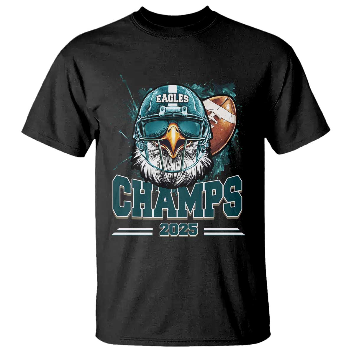 celebrated-eagles-t-shirt-championship-2025-retro
