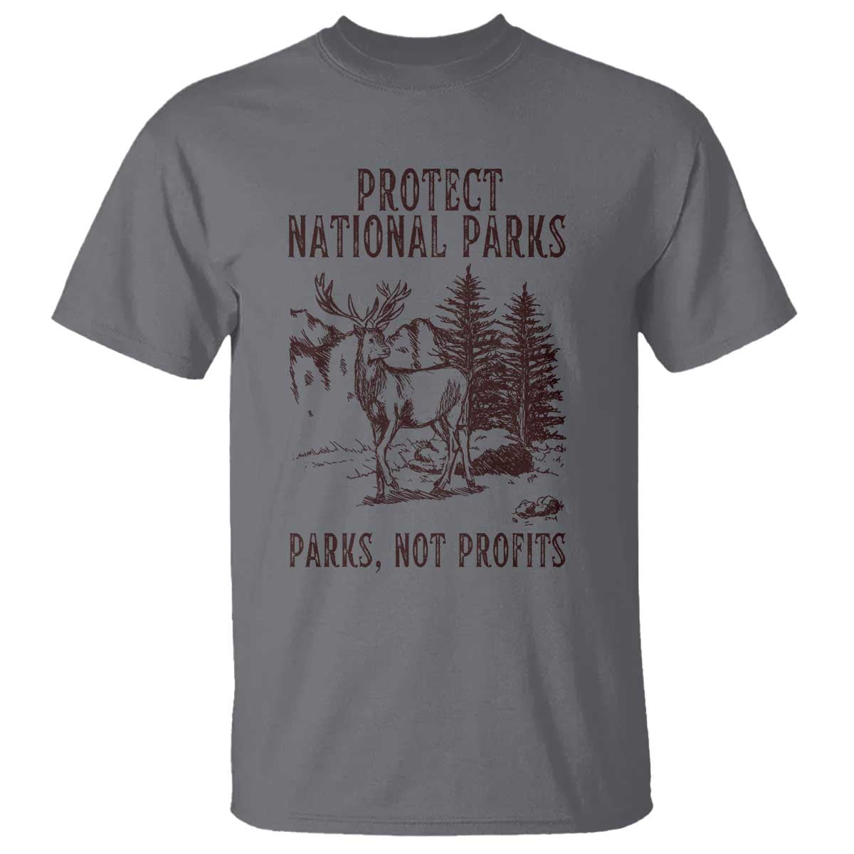 protect-national-parks-t-shirt-support-parks-not-profits-deer