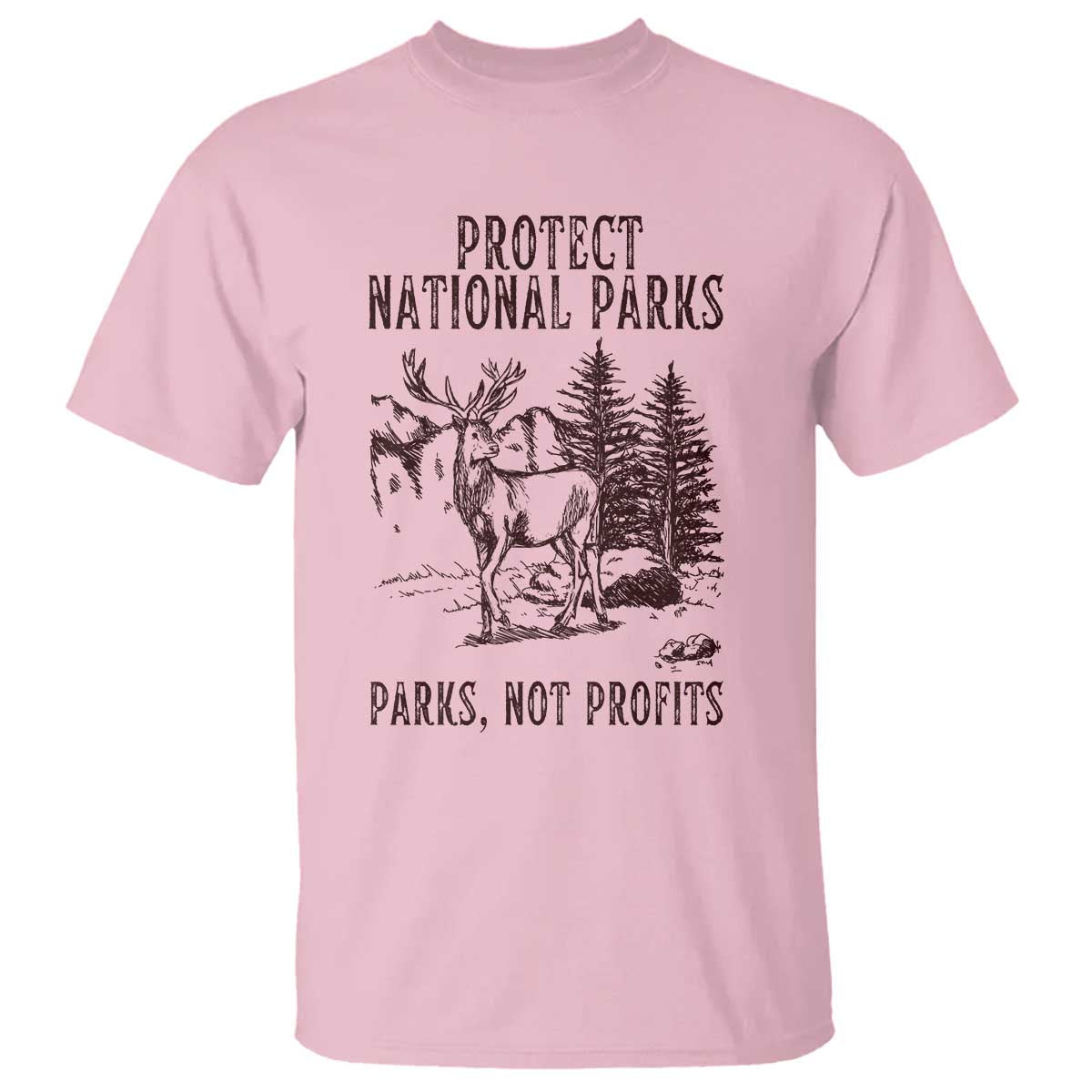protect-national-parks-t-shirt-support-parks-not-profits-deer
