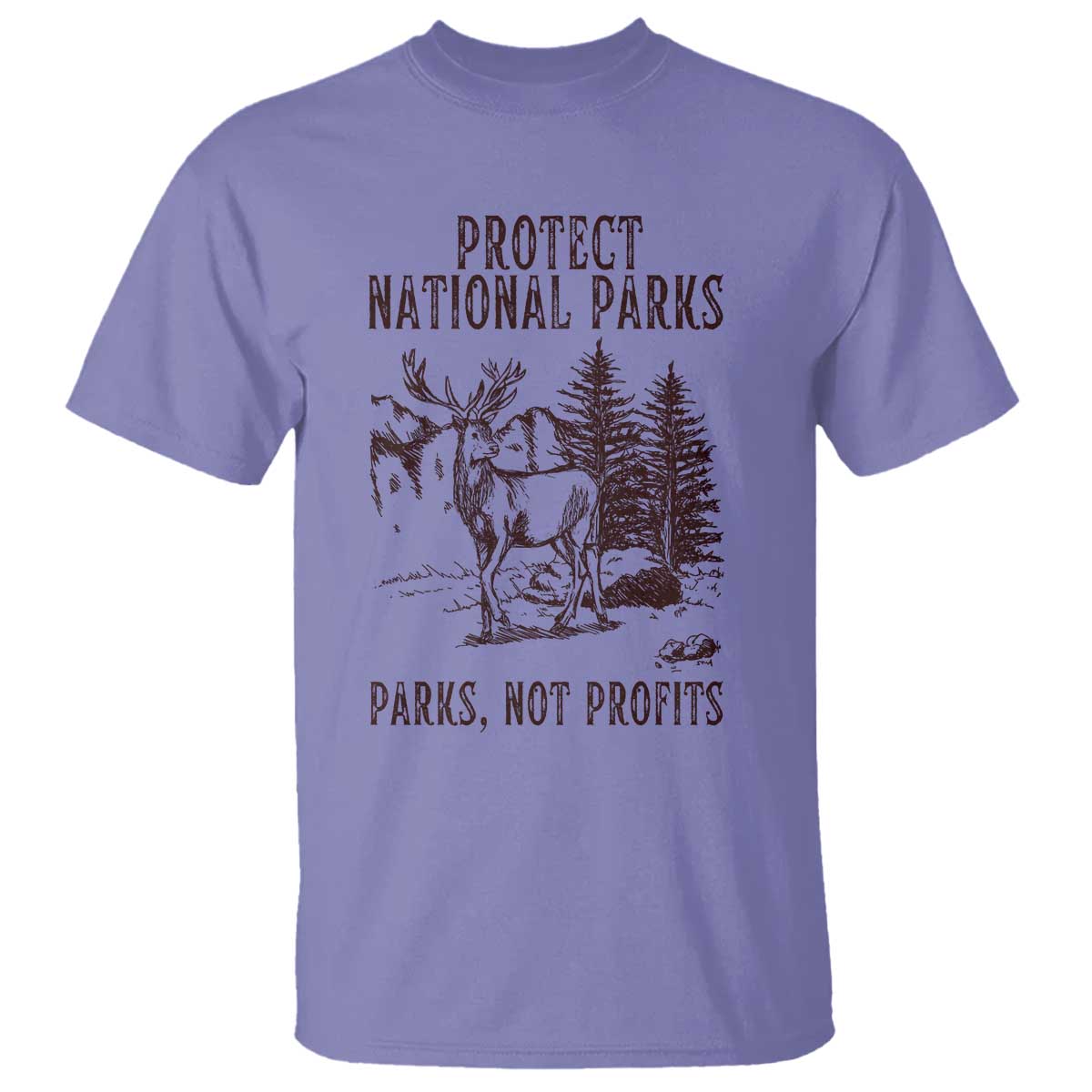protect-national-parks-t-shirt-support-parks-not-profits-deer