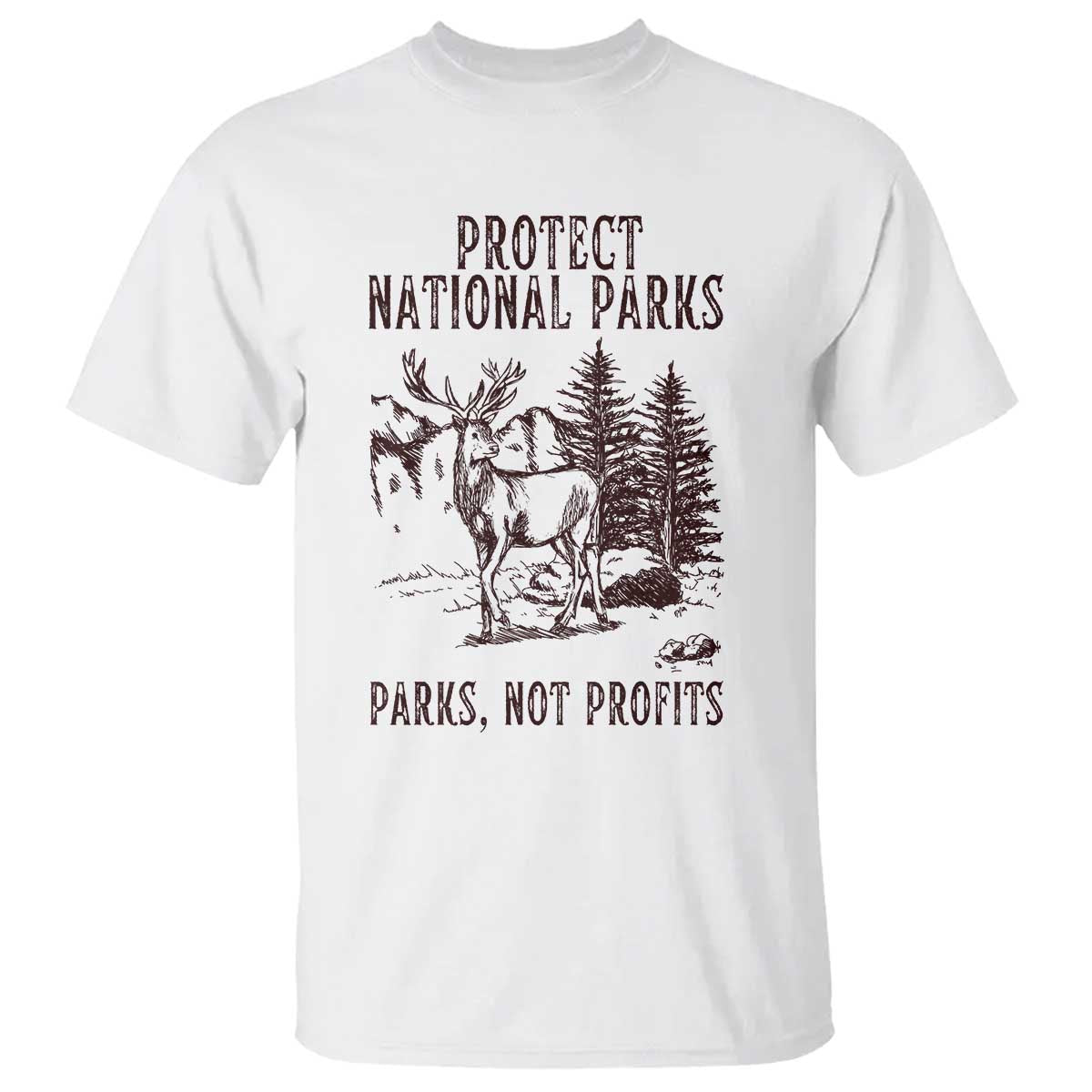 protect-national-parks-t-shirt-support-parks-not-profits-deer