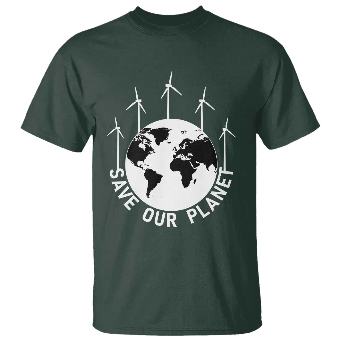 save-our-planet-t-shirt-wind-power-electricity-earth-day-2025