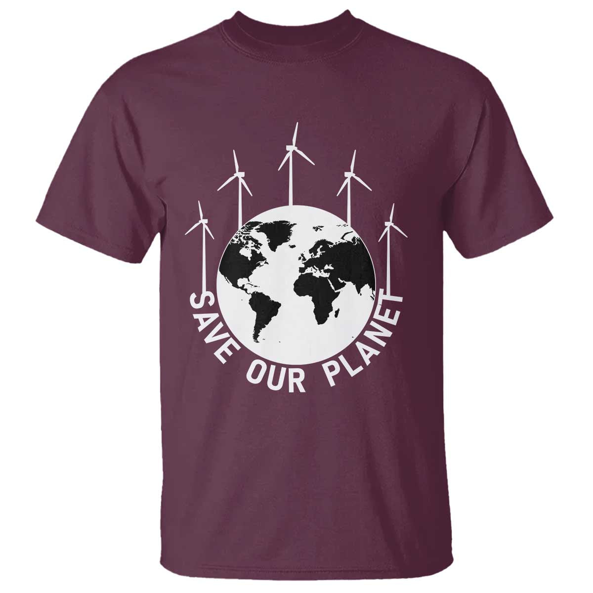 save-our-planet-t-shirt-wind-power-electricity-earth-day-2025