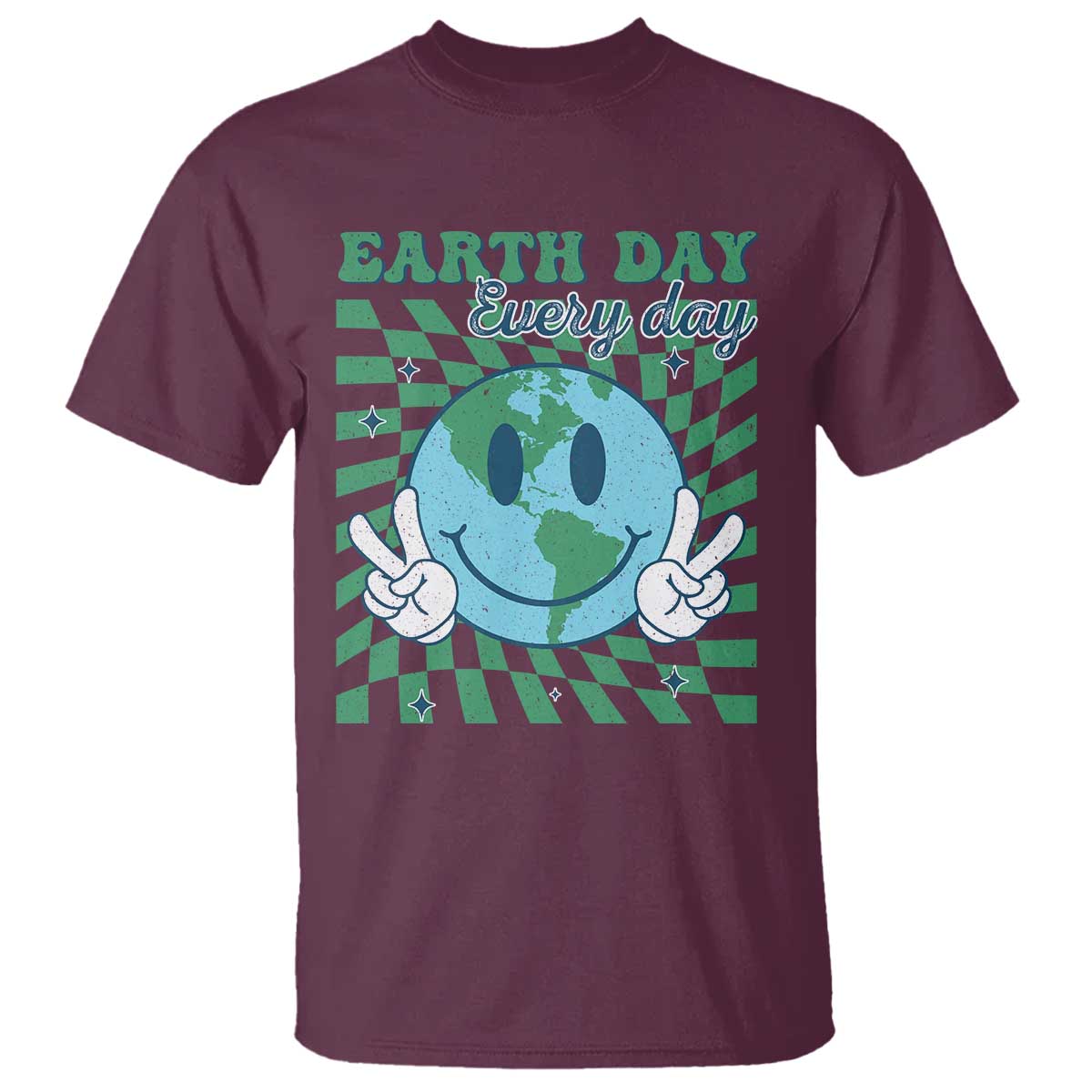 earth-day-everyday-t-shirt-smile-face-hippie-planet-anniversary