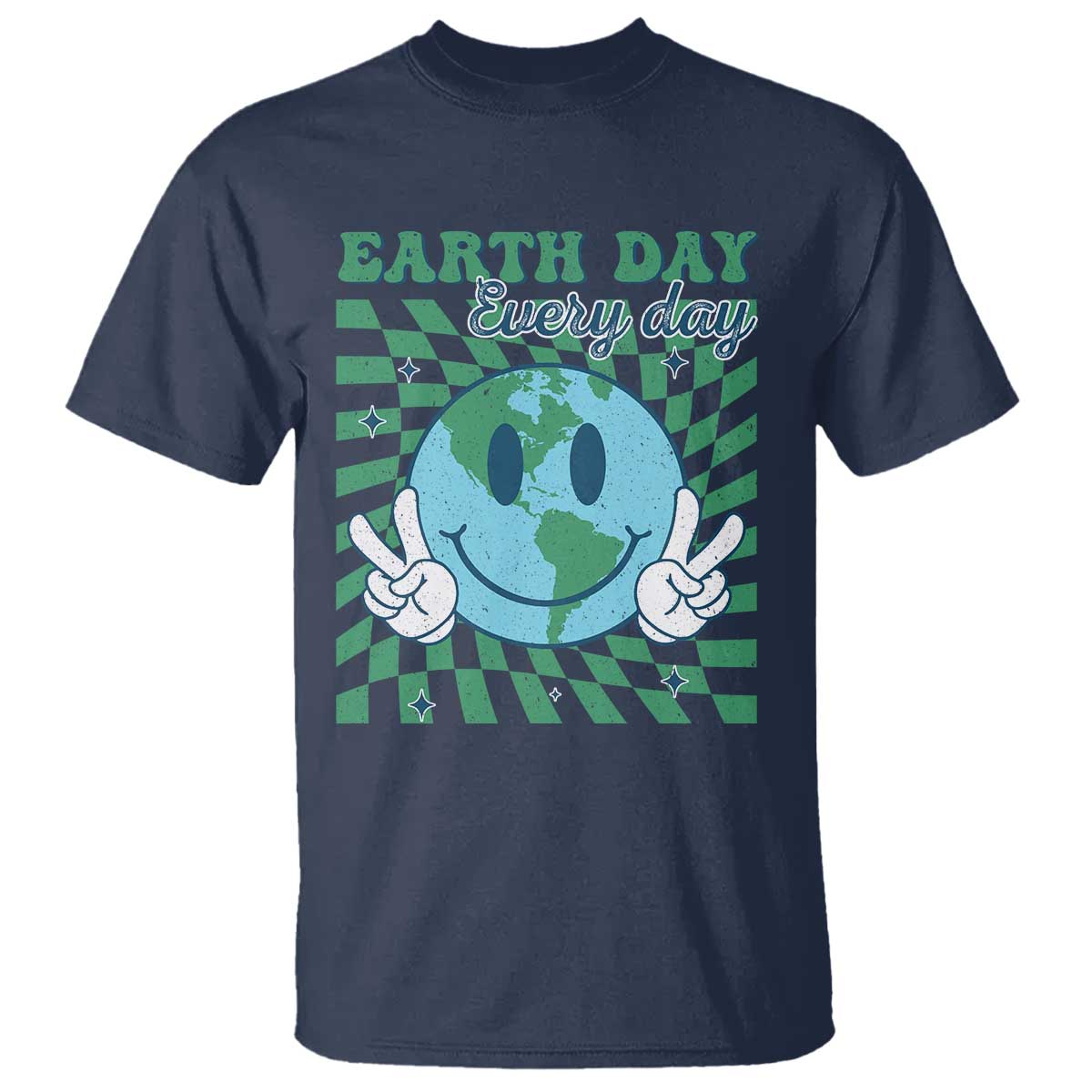 earth-day-everyday-t-shirt-smile-face-hippie-planet-anniversary