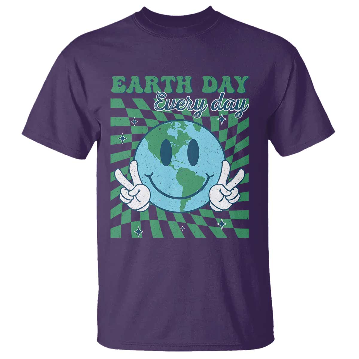 earth-day-everyday-t-shirt-smile-face-hippie-planet-anniversary
