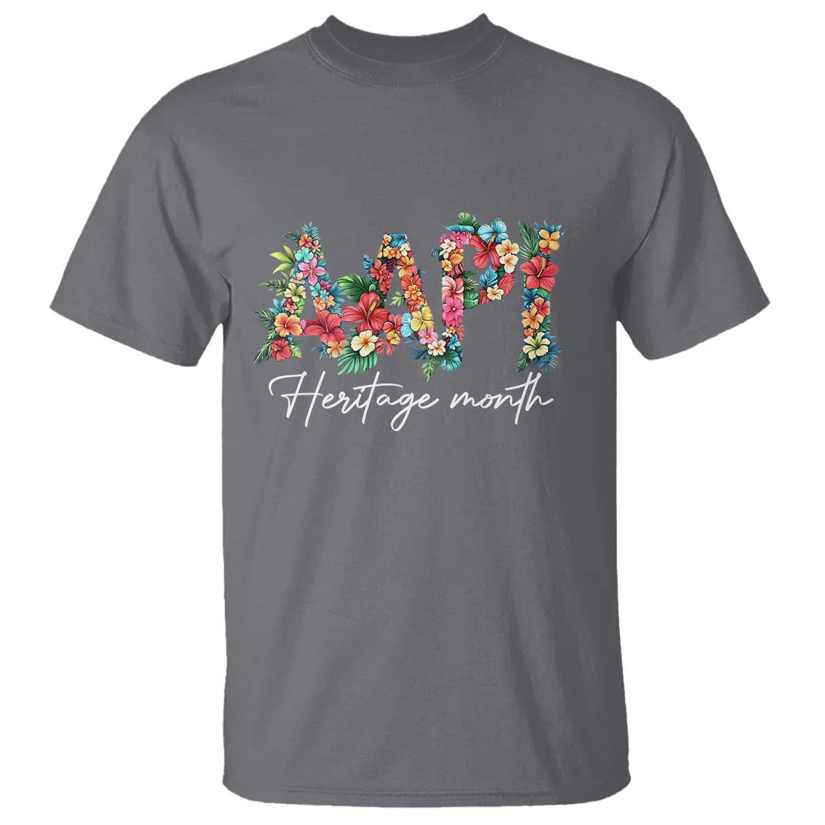 aapi-heritage-month-t-shirt-retro-elegant-floral-asian-american-pacific-islander
