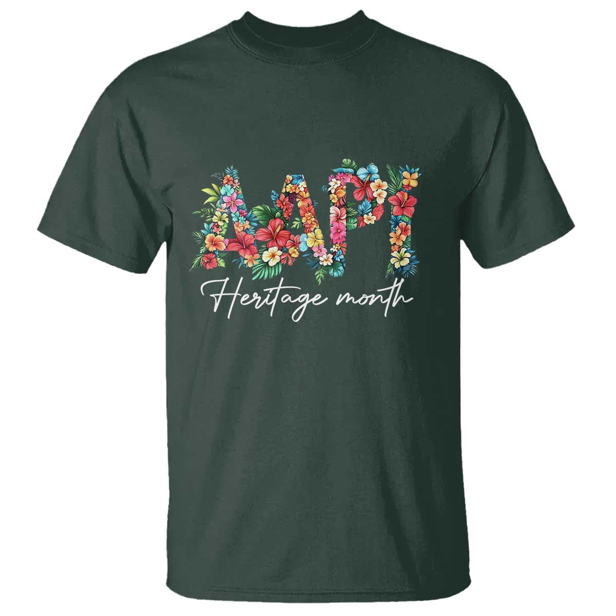 aapi-heritage-month-t-shirt-retro-elegant-floral-asian-american-pacific-islander