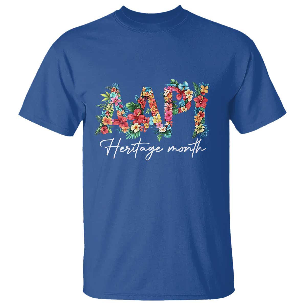 aapi-heritage-month-t-shirt-retro-elegant-floral-asian-american-pacific-islander