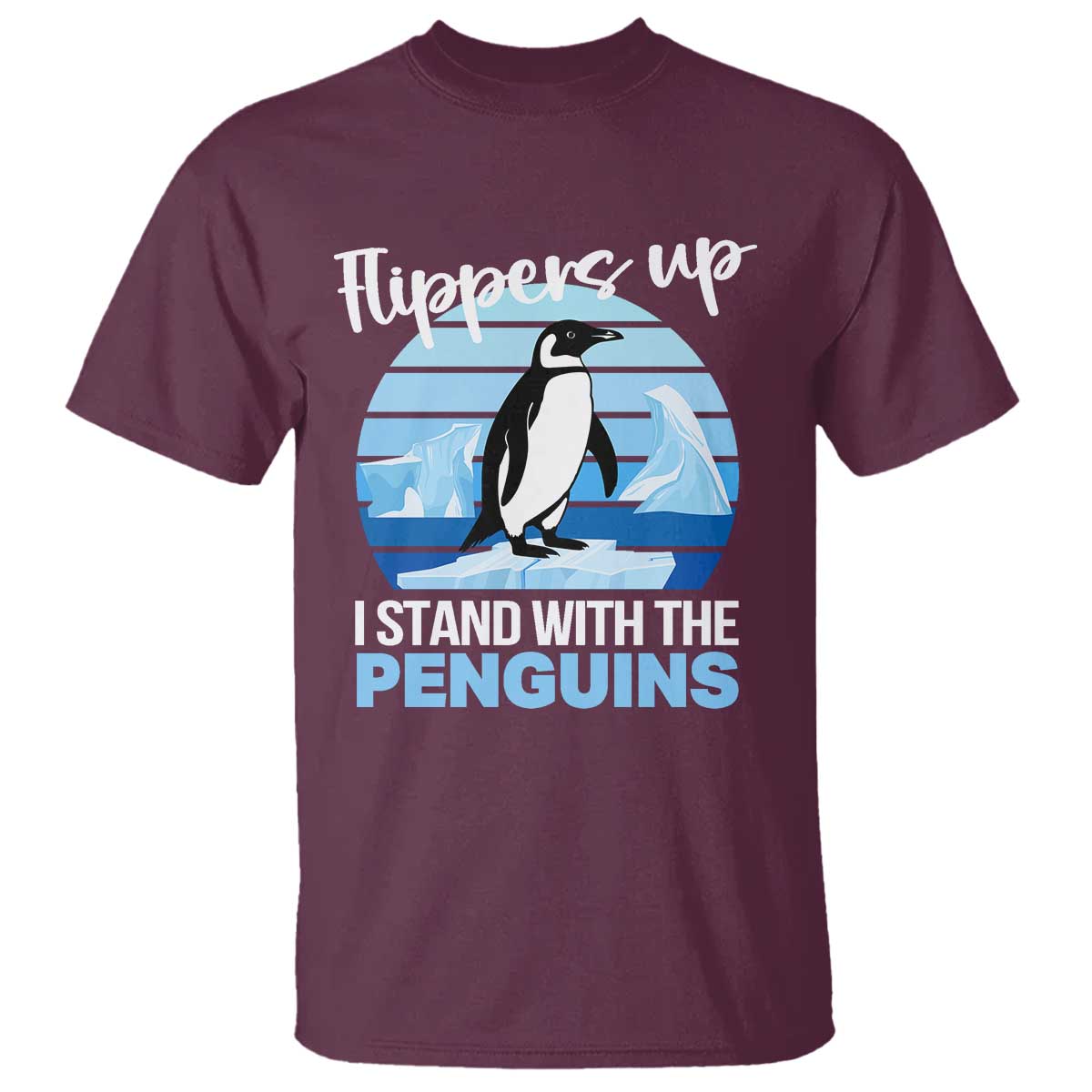 funny-penguin-resist-t-shirt-flippers-up-i-stand-with-the-penguins
