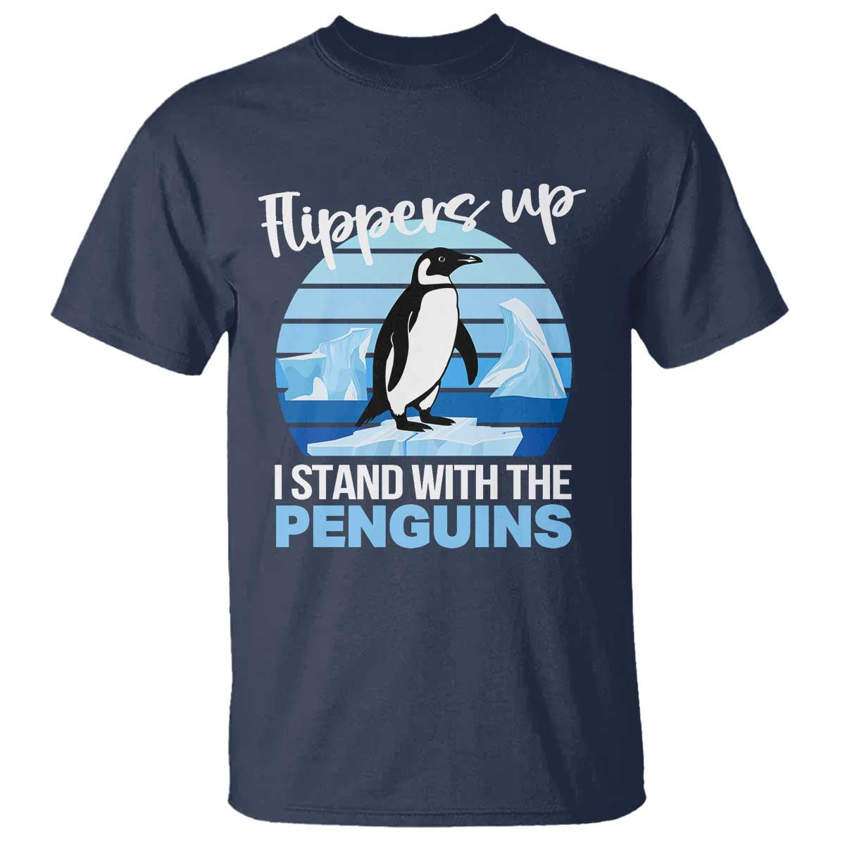 funny-penguin-resist-t-shirt-flippers-up-i-stand-with-the-penguins