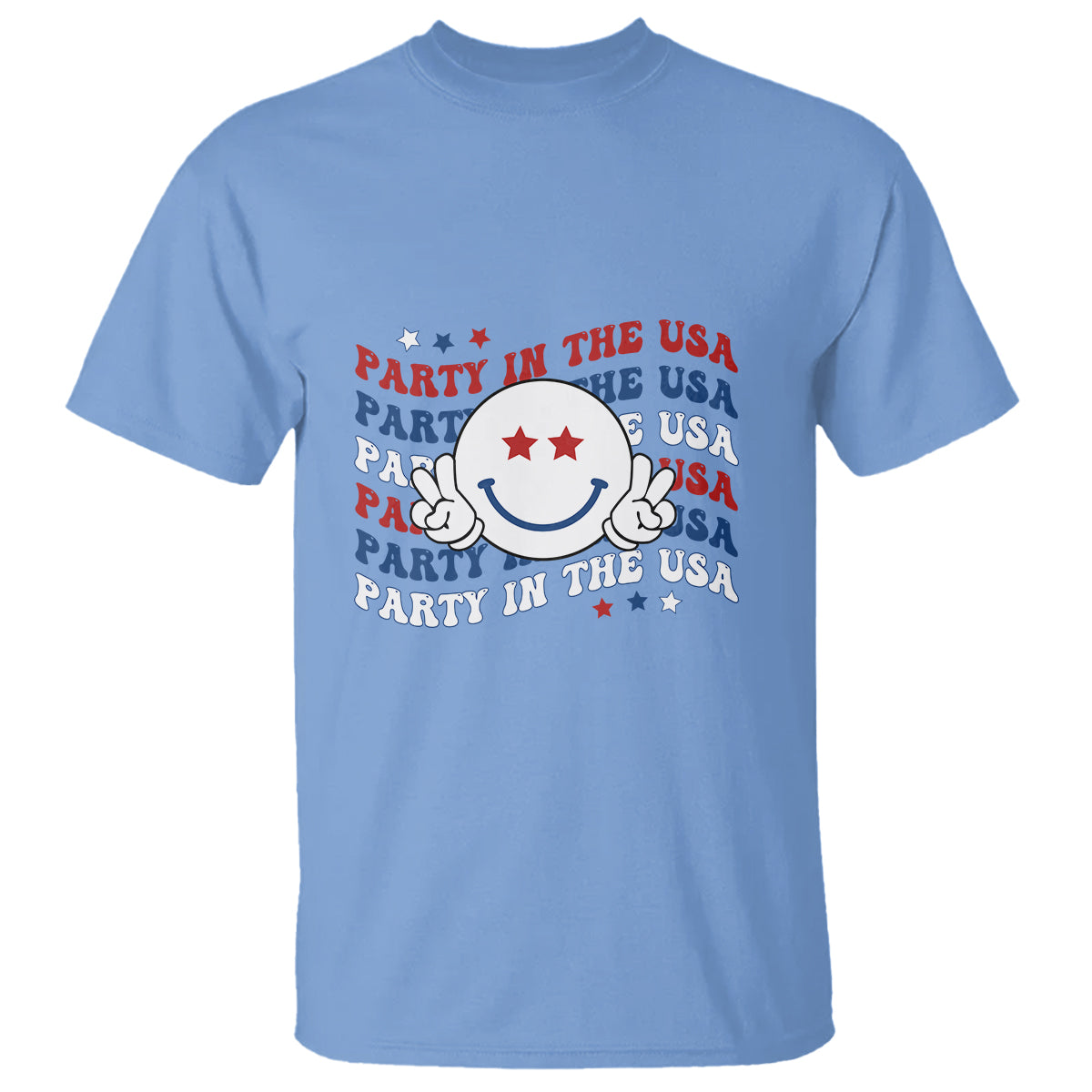 funny-4th-of-july-t-shirt-party-in-the-usa-smiling-face-retro-groovy