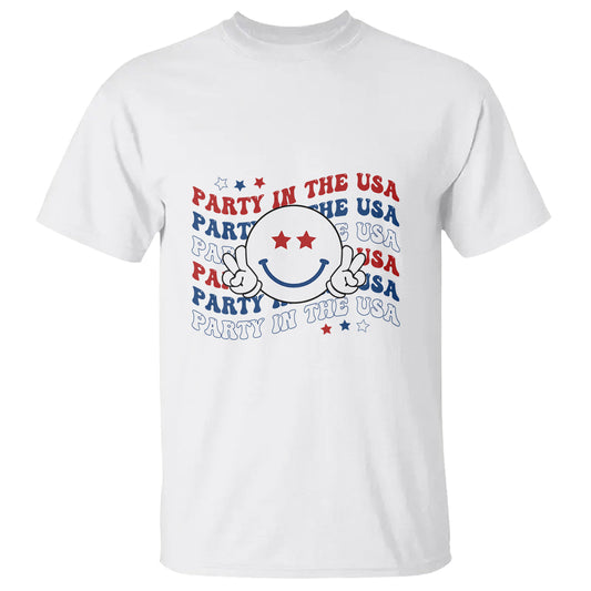 funny-4th-of-july-t-shirt-party-in-the-usa-smiling-face-retro-groovy