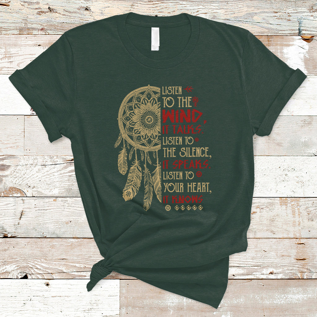 native-american-t-shirt-dreamcatcher-feather-indigenous-american-indian-culture