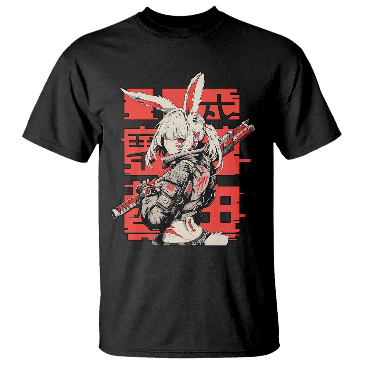 anime-manga-cyberpunk-t-shirt-techwear-harajuku-style-bunny-girl