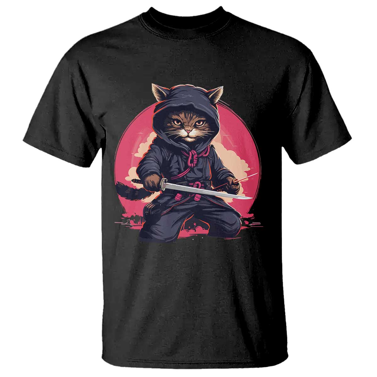 japanese-ninja-cat-t-shirt-ancient-japan-warrior-samurai-tattoo-kawaii-vintage